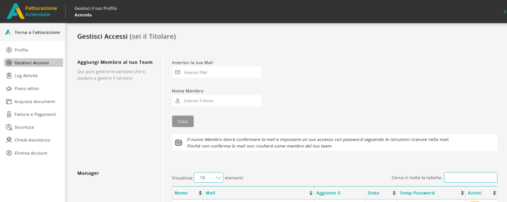Multiutenza e Gestione degli accessi 1 multiutenza